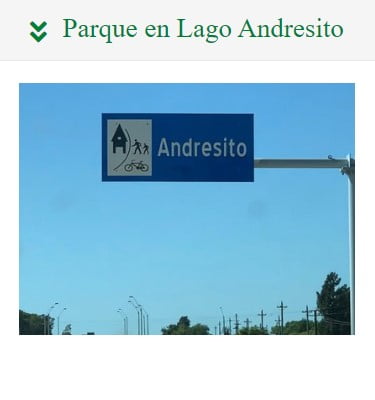 Camping en Flores. Acampar en Parque del Lago Andresito.