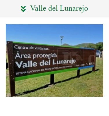 Camping en Rivera. Acampar en Valle del Lunarejo.